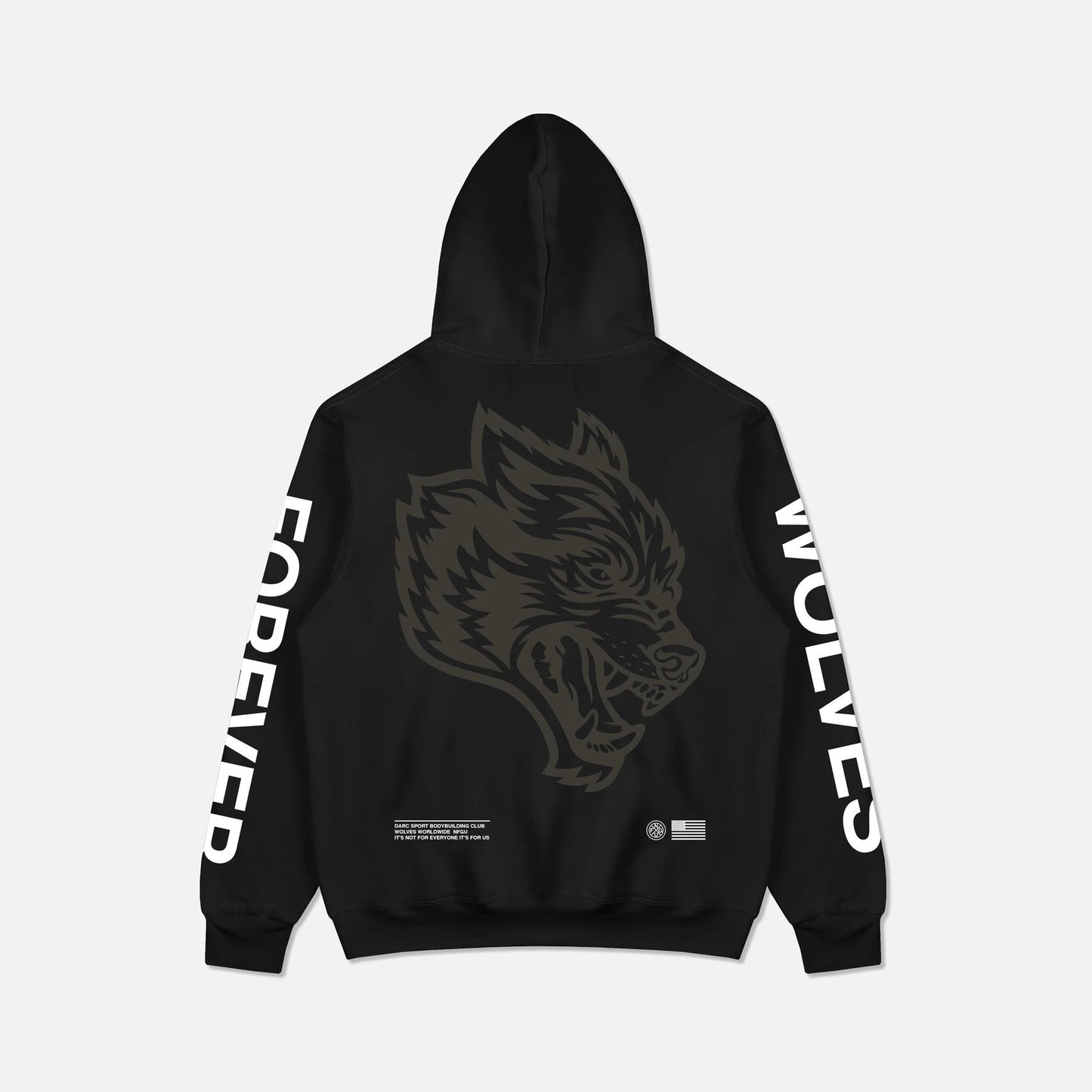 Run With The Pack Wolf Hoodie