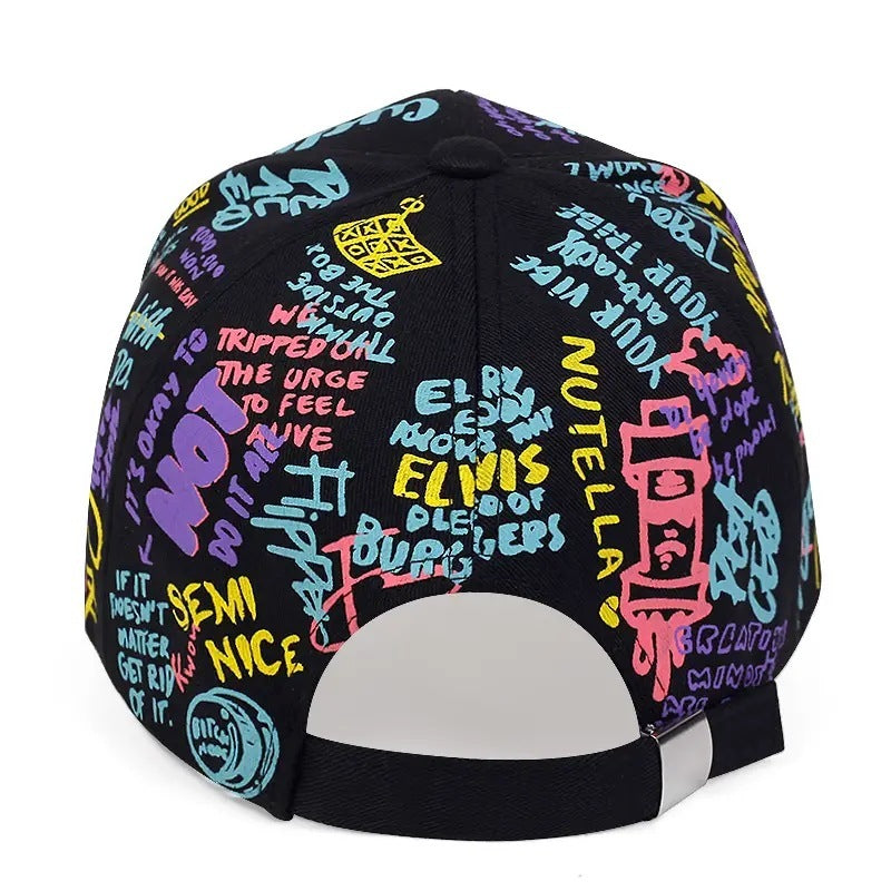 Hip Hop Baseball Cap with Colorful Design