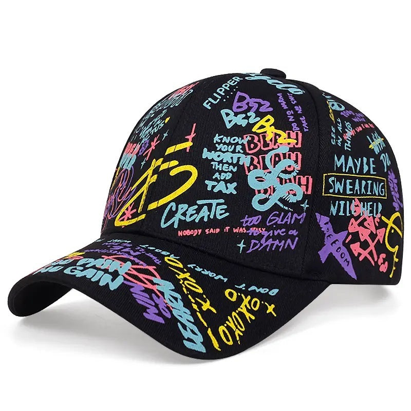 Hip Hop Baseball Cap with Colorful Design