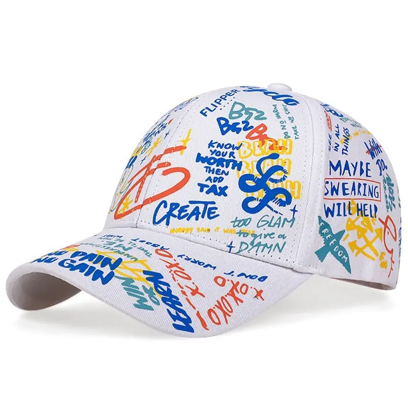 Hip Hop Baseball Cap with Colorful Design