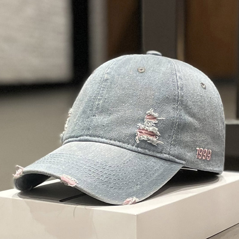 Vintage Denim Baseball Cap Unisex