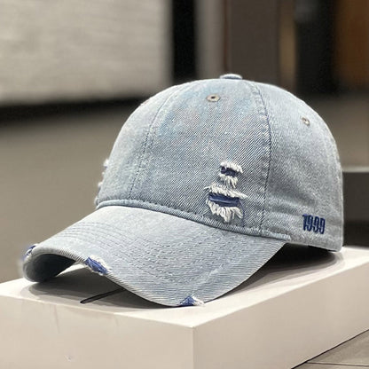 Vintage Denim Baseball Cap Unisex